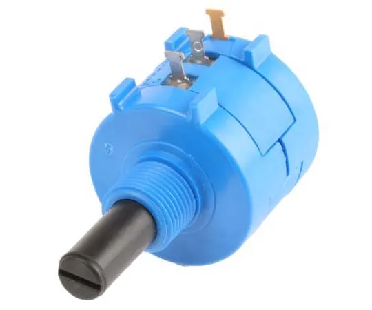 63-7778-06　Bourns 1 Gang 10 Turn Rotary Wirewound Potentiometer with a 6.35 mm Dia. Shaft, 2kΩ, ±5%, 2W, Linear 3590S-1-202L　3590S-1-202L