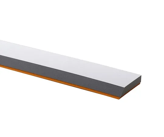 3-9366-01　［Discontinued］Spatula (With Rubber) Gray + Orange Standard　W-50