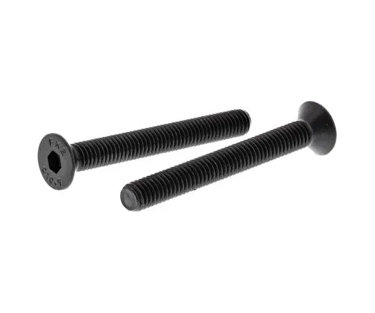63-8028-15　RS Pro M6 x 50mm Hex Socket Countersunk Screw Black, Self-Colour Steel　822-9145