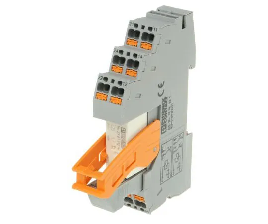 63-7991-81　Phoenix ContactRIF-1-RPT-LDP-24DC/1X21 SPDT Non-Latching Relay DIN Rail, 24V dc Coil, 11A　2903342