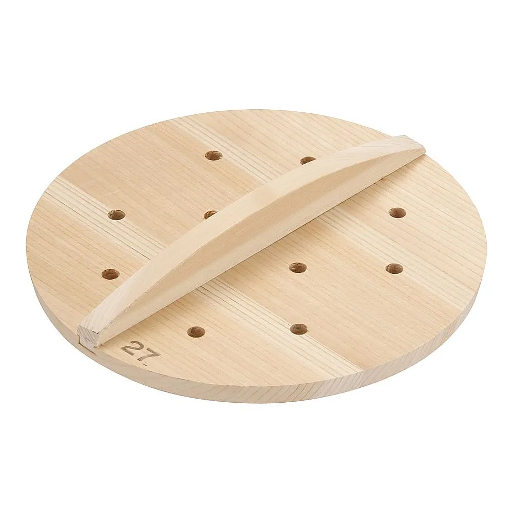 62-6342-39　SA Thick Sawara Hole Makeki Lid 27 cm