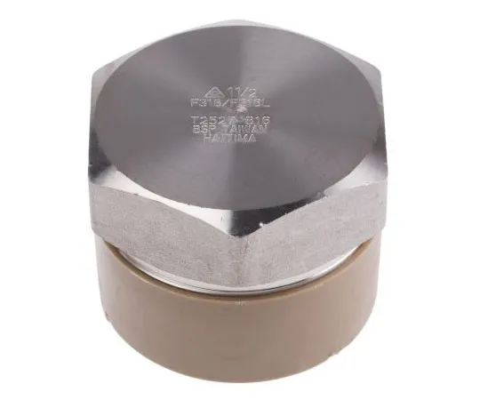 63-8031-55　RS PRO Stainless Steel Hexagon Straight Hexagon Plug 1-1/2in R(T) Male 1.46in　826-7043