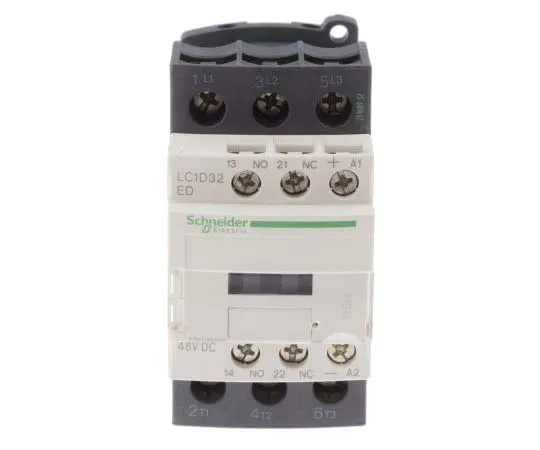 63-7791-63　Schneider Electric 3 Pole Contactor, 32 A, 48 V dc Coil, TeSys D, 3NO　LC1D32ED