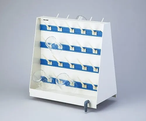 3-1380-01　Beaker Stand For Double-Sided Sink 600 x 300 x 580 40 Hook　W600