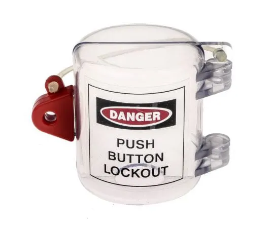 63-8045-81　1 Lock, 30mm Shackle PVC Push Button Lockout　862-5228