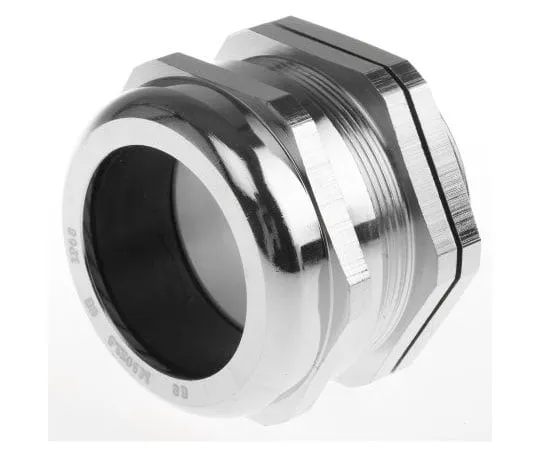 63-8035-55　RS M50 x 1.5 Cable Gland With Locknut, Nickel Plated Brass, IP68　831-9034