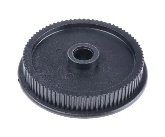 63-7968-06　Glass Filled PC Timing Belt Pulley, 6mm Belt Width x 2.032mm Pitch, 80 Tooth, Maximum Bore Dia. 8mm　778-4862