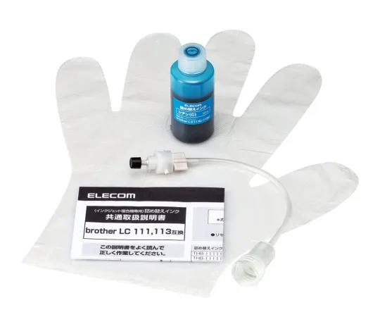 62-2049-89　［Discontinued］Replacement Ink Cyan for Brother LC 111/LC 113　THB-111113C4