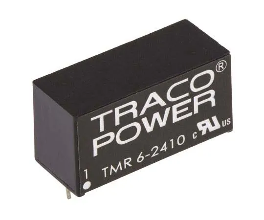63-7805-52　TRACOPOWER TMR 6 6W Isolated DC-DC Converter Through Hole, Voltage in 18 → 36 V dc, Voltage out 3.3V dc　TMR 6-2410