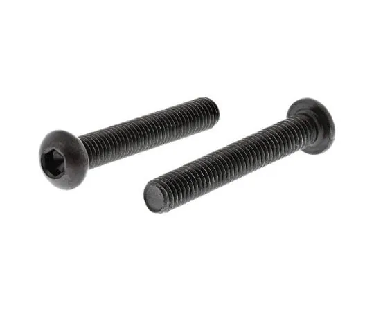 63-8028-10　RS Pro M6 x 40mm Hex Socket Button Screw Black, Self-Colour Steel　822-9127