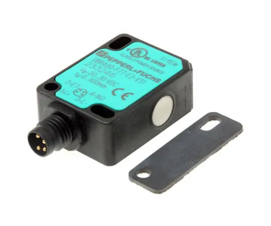 63-7962-63　Pepperl + Fuchs Ultrasonic Sensor Block M8 x 1, 0 → 400 mm, PNP-NO, M8 - 4 Pin IP67　UBR400-F77-E2-V31