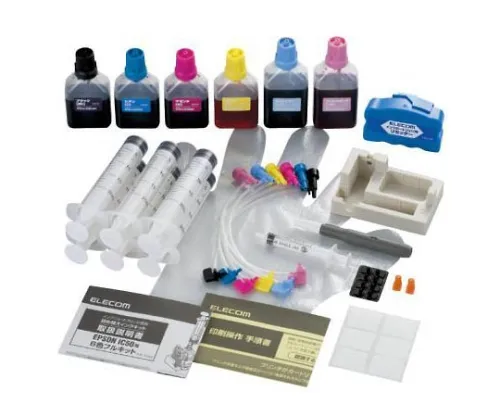 61-3647-99　［Discontinued］Refilling Ink Epson IC50 Correspondence 6 Colors Kit (3 Times)　THE-50KITN