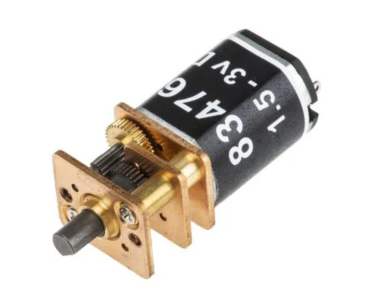 63-8036-61　RS PRO, 3 V dc, 40.5 gcm, Brushed DC Geared Motor, Output Speed 1350 rpm　834-7635