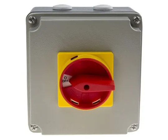 63-7962-86　4 Pole Panel Mount Non F***d Isolator Switch, 32 A, 15 kW, IP65　773-7992