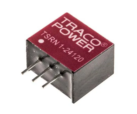 63-7805-28　TRACOPOWER Switching Regulator, 13.5 → 24 V dc, 13.5 → 42 V dc Input, ±12V dc Output, 1 A, 300 mA　TSRN 1-24120