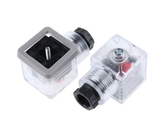 63-8014-96　RS PRO 2P+E DIN 43650 A, Female Solenoid Valve Connector, 24 V dc Voltage　811-8275
