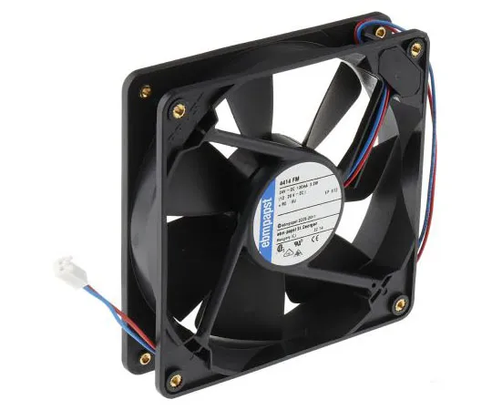 63-7971-48　ebm-papst 4400F Series Axial Fan, 119 x 119 x 25mm, 140m³/h, 3.2W, 24 V dc　4414FM-RS0