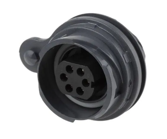 63-8008-74　Bulgin Buccaneer 7000 Series Panel Mount Connector, 6 contacts Plug　PXP7012/06S/ST