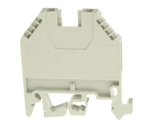 63-7966-82　Wieland, WK Series , 1 kV Feed Through Terminal Block, Screw Termination　57.503.0055.0 - WK  2,5 / U /V0