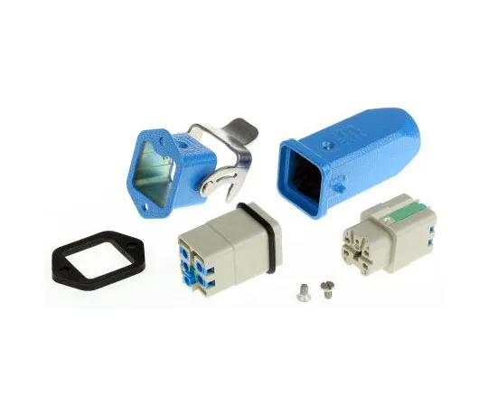 63-8023-71　Han Ex Series 4 Way Male/Female Connector Kit, includes Hood, Housing, Insert　10 36 004 0003