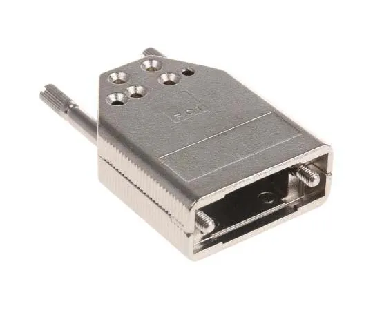 63-7783-97　Amphenol FCI 8655MH Series Die Cast Zinc D-sub Connector Backshell, 9 Way, Strain Relief　8655MH0912LF