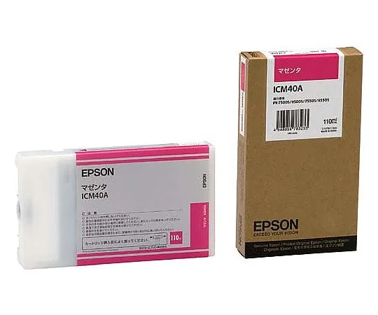 61-0513-10　［Discontinued］Epson Genuine Ink Cartridge Magenta　ICM40A