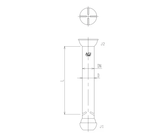 62-2121-31　［Discontinued］Simple Packed Tower　3510G-20-1200-G