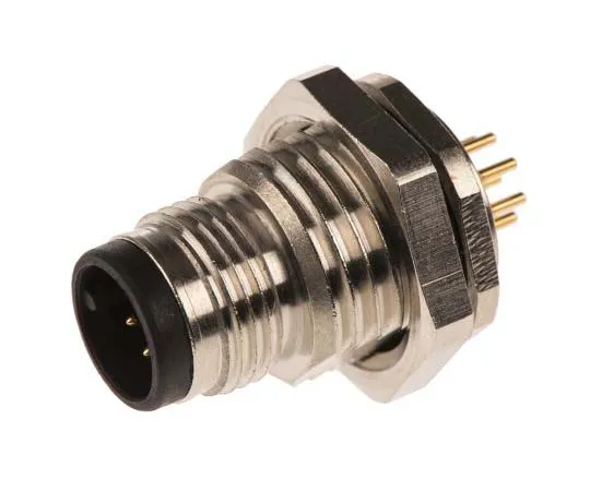 63-7801-95　Brad 120084 Series M12 Panel Mount Connector, 8 contacts Socket　1200840032