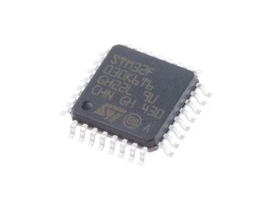 63-8034-20　STMicroelectronics STM32F030K6T6, 32bit ARM Cortex Microcontroller, 48MHz, 32 kB Flash, 32-Pin LQFP　STM32F030K6T6