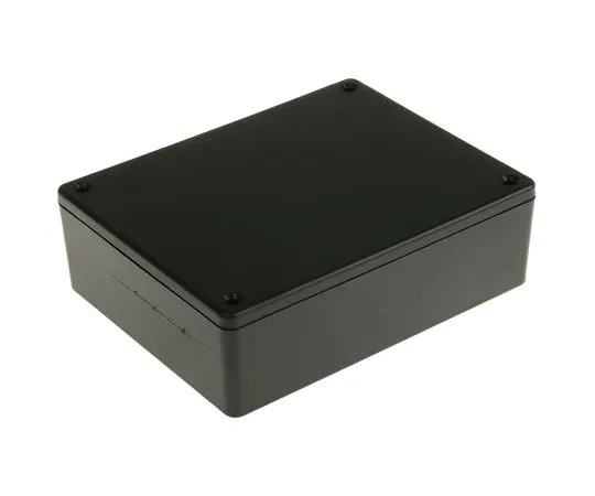 63-8023-38　Hammond 1591, ABS Enclosure, IP54, 122.5 x 95.9 x 35.3mm　1591XXGBK
