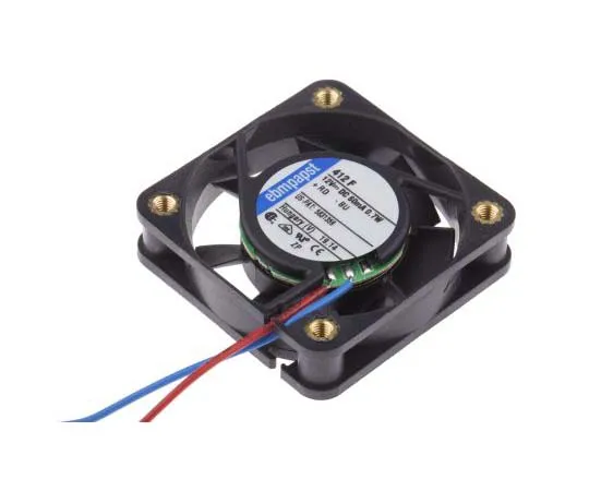 63-7792-91　ebm-papst 400F Series Axial Fan, 40 x 40 x 10mm, 8m³/h, 700mW, 12 V dc　412F-RS0