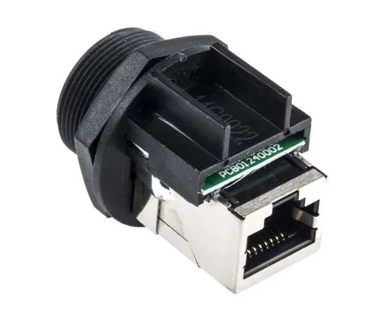 63-7783-69　Amphenol Female Jam Nut Panel Mount IP68 RJ45 Receptacle　RJ45F7RJ