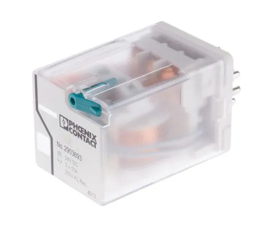 63-7992-02　Phoenix ContactREL-OR3/LDP-24DC/3X21 3PDT Non-Latching Relay PCB Mount, 24V dc Coil, 30A　2903693