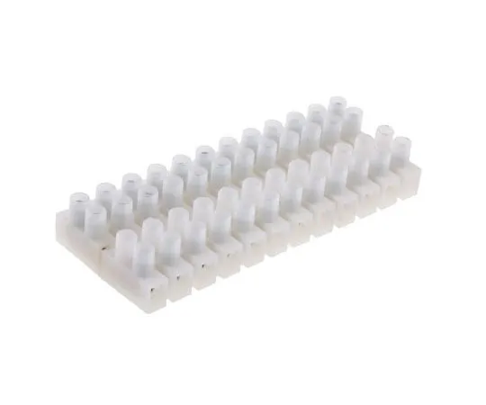 63-8047-46　RS Pro Non-F***d Terminal Block, 12 Way/Pole, Screw Terminals, 14 AWG, Polyamide, 450 V Female, Male　865-9821