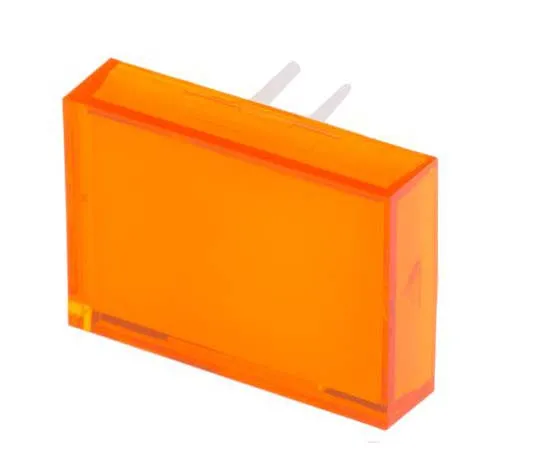 63-7793-66　Orange Rectangular Push Button Lens for *** with SD16 Series　745-2580