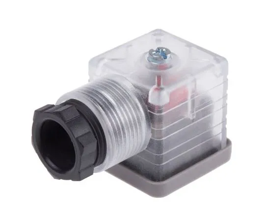 63-8014-99　RS PRO 2P+E DIN 43650 A, Female Solenoid Valve Connector, 24 V dc Voltage　811-8291
