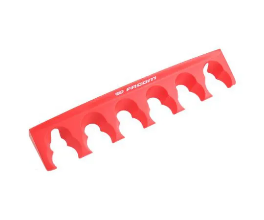 63-7992-79　Facom Red Thermoplastic Screwdriver Rack, 38mm x 238mm x 50mm　CKS.08