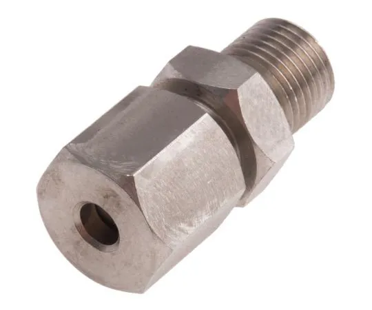 63-8037-42　RS PRO Stainless Steel Compression Fitting for *** with Thermocouple With 4mm Probe Diameter, 1/8 BSP　839-9566