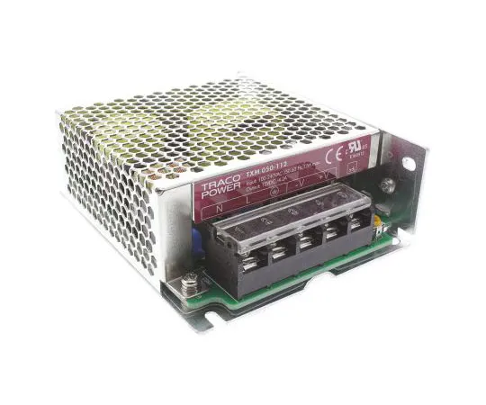 63-7957-50　TRACOPOWER 50W 1 Output Embedded Switch Mode Power Supply SMPS, 4.2A, 12V dc Enclosed　TXM 050-112