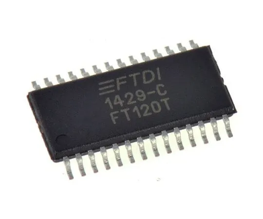 63-7955-94　FTDI Chip FT120T, USB Controller, USB 1.1, USB 2.0, 3.3 → 5 V, 28-Pin TSSOP　FT120T