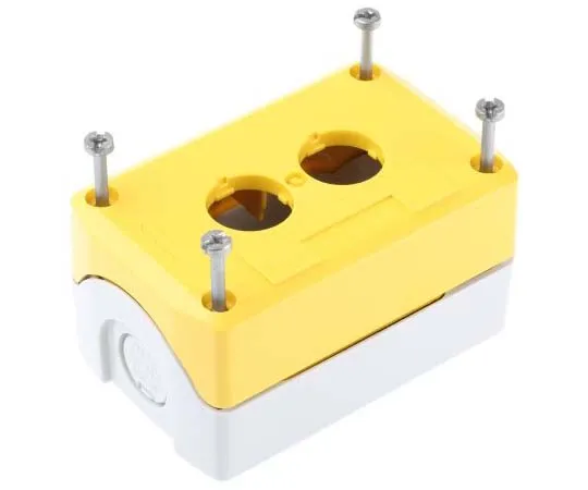 63-7796-43　Schneider Electric Harmony XALK Push Button Enclosure, 2 Hole Yellow, 22mm Diameter None Plastic　XALK02