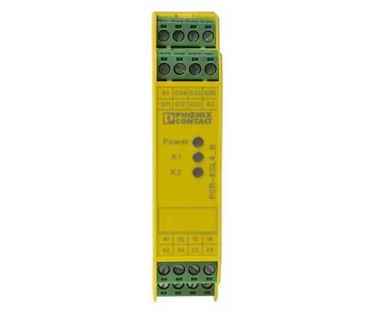63-7788-71　Phoenix Contact PSR-SCP- 24UC/ESL4/3X1/1X2/B 24 V ac/dc Safety Relay Dual Channel With 3 Safety Contacts　2981059