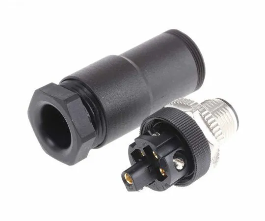 63-8009-20　Binder 713 Series M12 Cable Mount Connector, 5 contacts Plug　99-0437-19-05