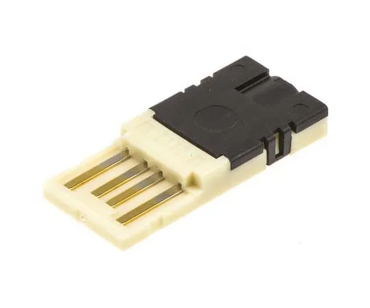 63-7752-93　TE Connectivity Cable Mount, Version Type A Type A USB Connector, Plug　2040305-1