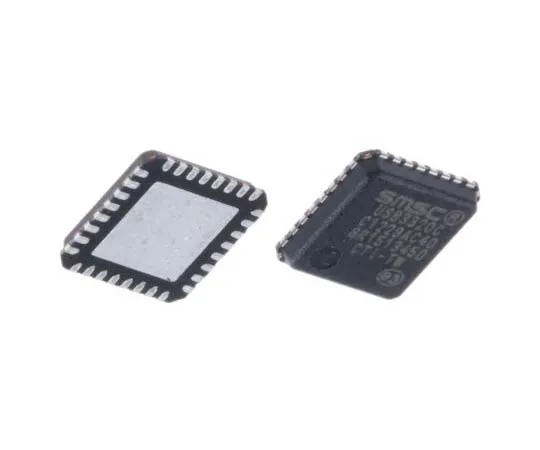 63-7747-70　Microchip USB3320C-EZK, USB Transceiver, USB 2.0 at 480Mbps, 32-Pin QFN　USB3320C-EZK