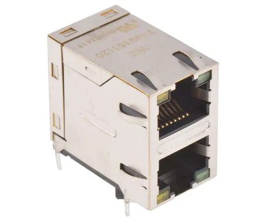 63-8020-45　Through Hole Lan Ethernet Transformer, 17.09 x 28.3 x 25.25mm, -40 → +85 °C　7499151120