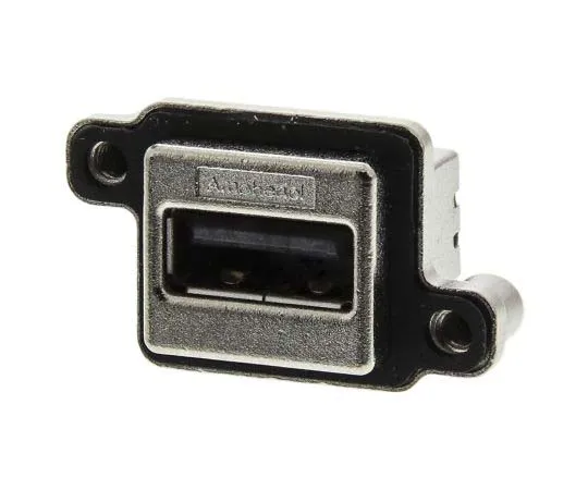63-7763-43　Amphenol MUSB Series, Right Angle Through Hole, Version Type A Type A USB Connector, Receptacle　MUSBA11130
