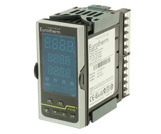 63-7985-52　Eurotherm P108 PID Temperature Controller, 48 x 96mm, 3 Output Logic, Relay, 100 → 230 V ac Supply Voltage　P108/CC/VH/LRR