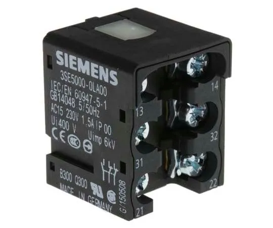 63-7799-01　Siemens 3SE5000-0LA00 Contact Block, For Use With 3SE5 Limit Switch　3SE5000-0LA00
