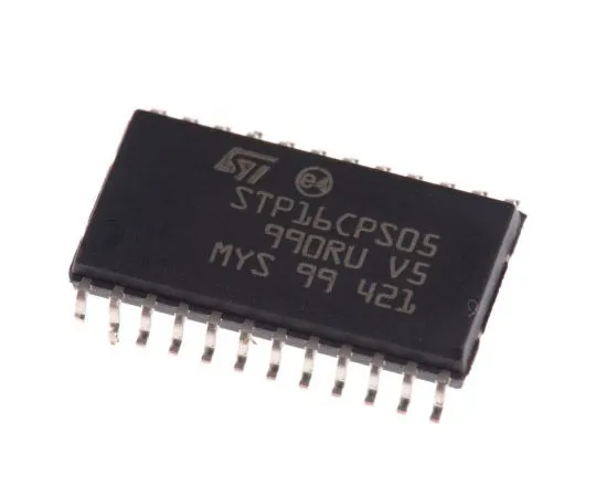 63-8013-14　STMicroelectronics STP16CPS05MTR LED Driver IC, 3 → 5.5 V ac 100mA 24-Pin SOIC　STP16CPS05MTR